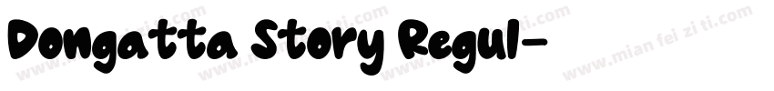 Dongatta Story Regul字体转换